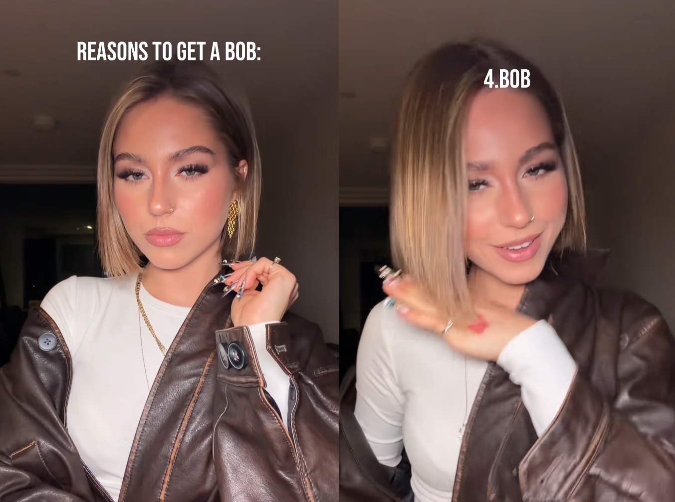 Jocelyn Meiere en el TikTok del 5 de junio de 2026 asociado con el formato Bob de respuestas repetidas